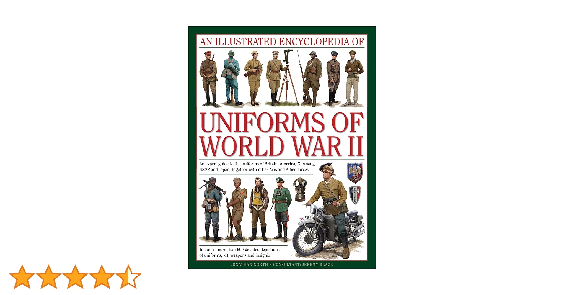 UNIFORMS OF WORLD WAR Ⅱ Military Uniforms of World War II Illustration Book from